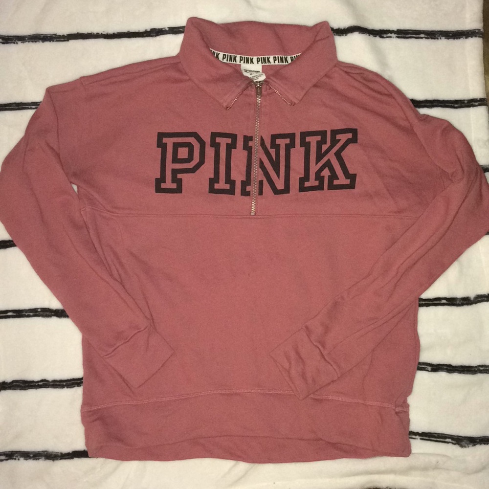Pink quarter zip💕
